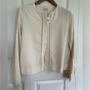 Ll bean signature Women's Signature Dobby Top lightweight cardigan shirt…